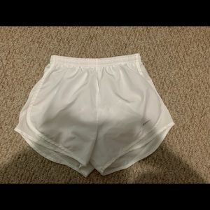 all white nike shorts